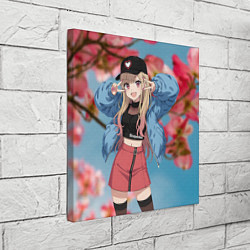 Холст квадратный Марин Китагава, цвет: 3D-принт — фото 2