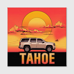 Холст квадратный Tahoe на закате джип, цвет: 3D-принт — фото 2