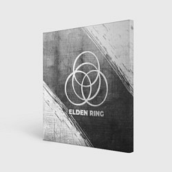 Картина квадратная Elden Ring - grey gradient