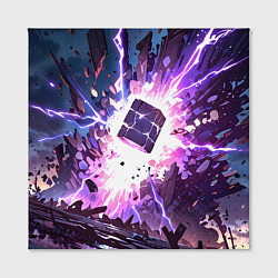 Холст квадратный Магический куб, цвет: 3D-принт — фото 2