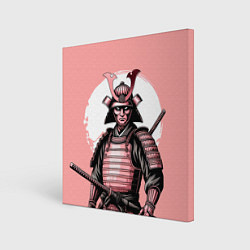 Холст квадратный Древний самурай, цвет: 3D-принт