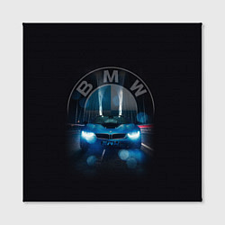 Холст квадратный BMW на мосту, цвет: 3D-принт — фото 2