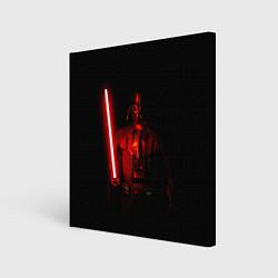 Картина квадратная Вейдер в темноте с мечом