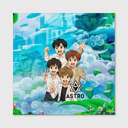 Холст квадратный Astro в аниме стиле, цвет: 3D-принт — фото 2