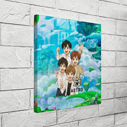 Холст квадратный Astro в аниме стиле, цвет: 3D-принт — фото 2