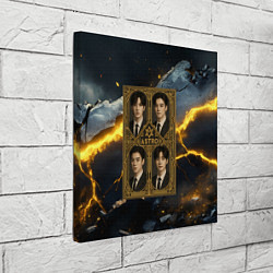 Холст квадратный Astro в золотой рамке, цвет: 3D-принт — фото 2