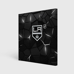 Холст квадратный Лос Анджелес Кингз - НХЛ хоккей, цвет: 3D-принт
