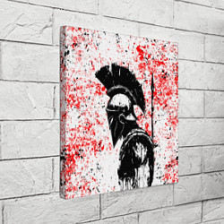 Холст квадратный Воин Спарты, цвет: 3D-принт — фото 2