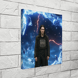 Холст квадратный Bones в именном бронежилете, цвет: 3D-принт — фото 2