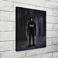 Холст квадратный Bones в стиле ужасов, цвет: 3D-принт — фото 2