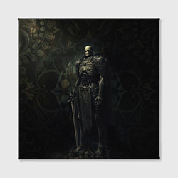 Холст квадратный Командир скелетов, цвет: 3D-принт — фото 2