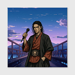 Холст квадратный Bones в аниме стиле, цвет: 3D-принт — фото 2