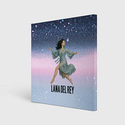 Картина квадратная Lana Del Rey прыгает в платье