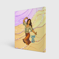 Картина квадратная Lana Del Rey танцует