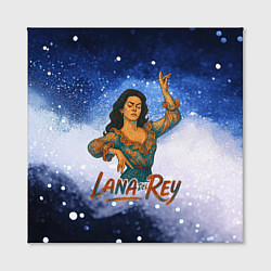 Холст квадратный Lana Del Rey танцует, цвет: 3D-принт — фото 2