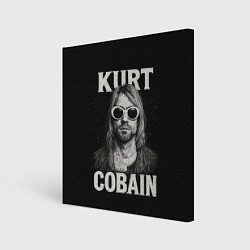 Картина квадратная Курт Кобейн - гранж-арт
