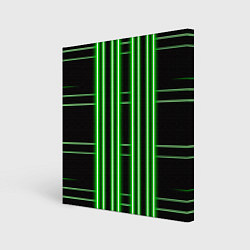 Картина квадратная Neon green
