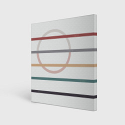 Картина квадратная Stripes and circle