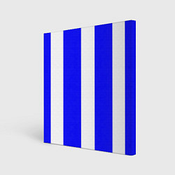 Картина квадратная Color white blue line