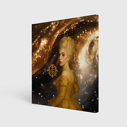 Холст квадратный Леди Гага ретро стиль, цвет: 3D-принт