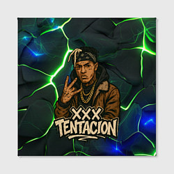 Холст квадратный XXXTentacion anime style, цвет: 3D-принт — фото 2