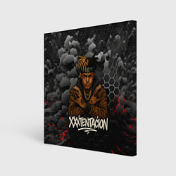 Картина квадратная XXXTentacion со скрещенными руками