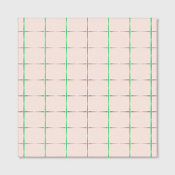 Холст квадратный Color white stripes, цвет: 3D-принт — фото 2