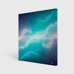 Картина квадратная Галактическое сияние небес