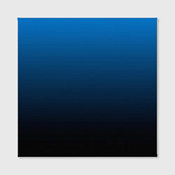 Холст квадратный Blue gradient, цвет: 3D-принт — фото 2