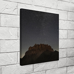 Холст квадратный Массив Метеген под звездами, цвет: 3D-принт — фото 2