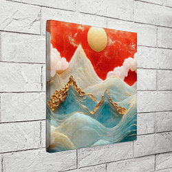 Холст квадратный Японская природа, цвет: 3D-принт — фото 2