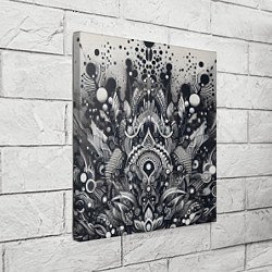 Холст квадратный Abstract pattern - graffiti, цвет: 3D-принт — фото 2