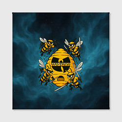 Холст квадратный Wu-tang clan пчелы, цвет: 3D-принт — фото 2