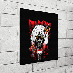 Холст квадратный Dan da dan - турбо бабака, цвет: 3D-принт — фото 2