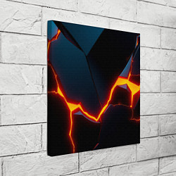 Холст квадратный Plate split, цвет: 3D-принт — фото 2