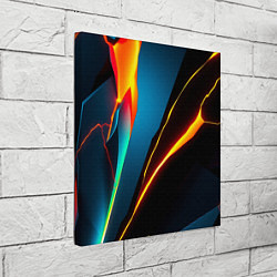 Холст квадратный Multicoloured neon, цвет: 3D-принт — фото 2