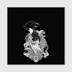 Холст квадратный Резе демон бомба Человек бензопила, цвет: 3D-принт — фото 2