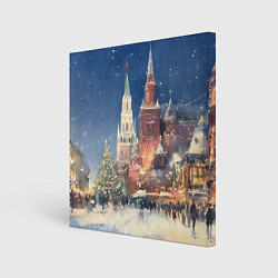 Картина квадратная Новый год - Москва