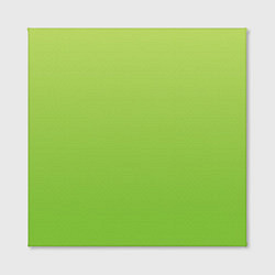 Холст квадратный Color lime green, цвет: 3D-принт — фото 2
