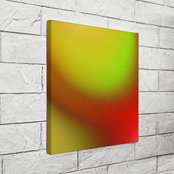 Холст квадратный Color multicolored gradient, цвет: 3D-принт — фото 2