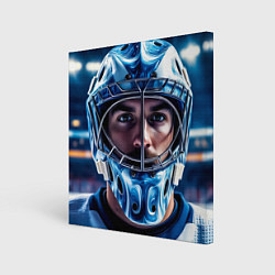 Картина квадратная Взгляд вратаря