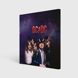 Холст квадратный AC/DC, цвет: 3D-принт