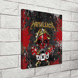 Холст квадратный Metallica XXX, цвет: 3D-принт — фото 2