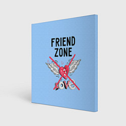 Холст квадратный Friendzone, цвет: 3D-принт