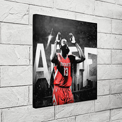 Холст квадратный Баскетболист NBA, цвет: 3D-принт — фото 2