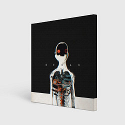 Холст квадратный Three Days Grace: Skeleton, цвет: 3D-принт