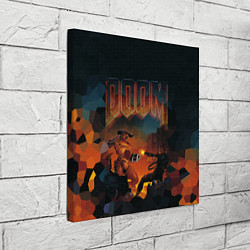 Холст квадратный DOOM: Wars, цвет: 3D-принт — фото 2