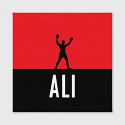 Холст квадратный Ali Boxing, цвет: 3D-принт — фото 2