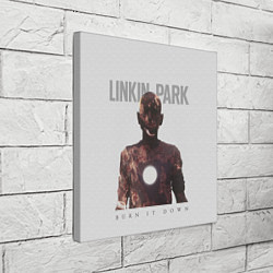 Холст квадратный Linkin Park: Burn it down, цвет: 3D-принт — фото 2