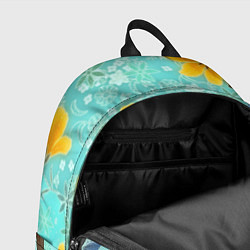 Рюкзак Цветочный узор, цвет: 3D-принт — фото 2